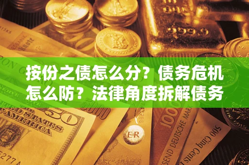 武汉按份之债怎么分？债务危机怎么防？法律角度拆解债务分配与风险自保指南