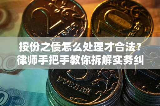 武汉按份之债怎么处理才合法？律师手把手教你拆解实务纠纷
