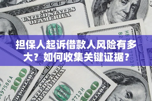 武汉担保人起诉借款人风险有多大？如何收集关键证据？