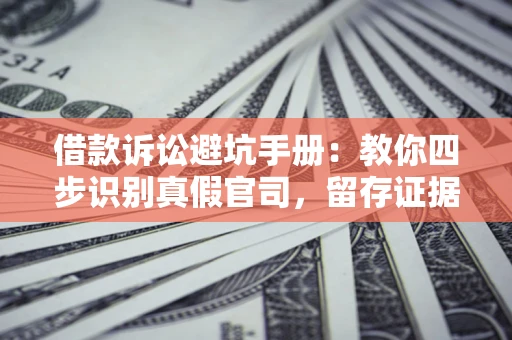 武汉借款诉讼避坑手册：教你四步识别真假官司，留存证据不踩雷