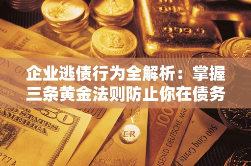 武汉企业逃债行为全解析：掌握三条黄金法则防止你在债务乱局中“踩雷”