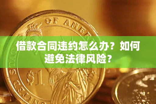 武汉借款合同违约怎么办？如何避免法律风险？